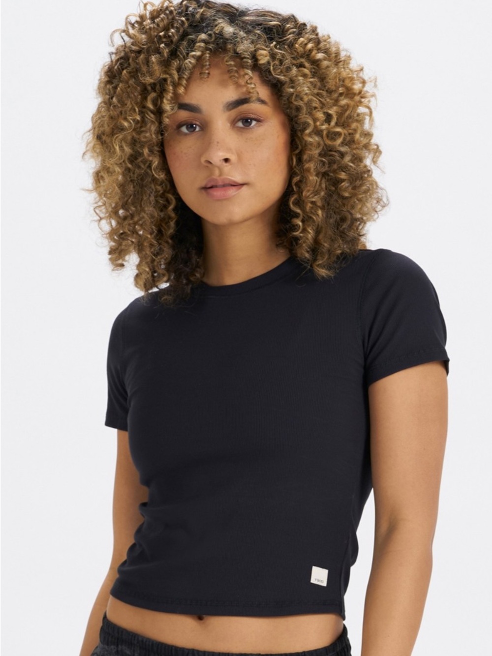 Vuori Black Short Sleeve Crew Tee
